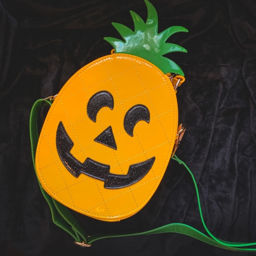 Backstitch Bruja Spooky Pineapple Crossbody Bag